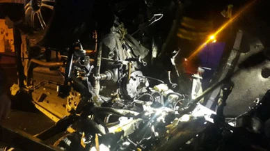Alkollü sürücünün otomobili hurdaya döndü