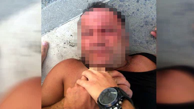Çocuğa taciz şüphelisini plajda döverek hastanelik ettiler