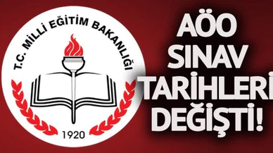 Açık Öğretim Ortaokulu AÖO sınav tarihleri değişti! AÖO sınavları ne zaman?