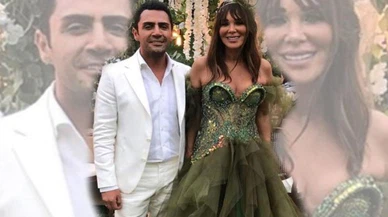 Seren Serengil'in nişan kıyafeti sosyal medyaya damga vurdu