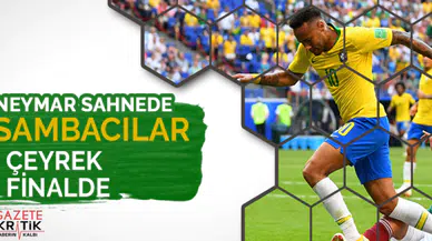 Sahne Neymar'ın: Sambacılar çeyrek finalde