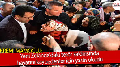 Ekrem İmamoğlu, Yeni Zelanda'daki terör saldırısında hayatını kaybedenler için yasin okudu