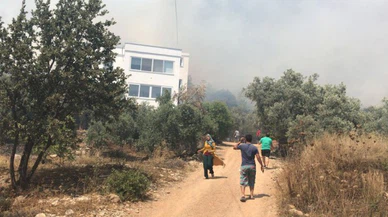 Bodrum'da korkutan yangın