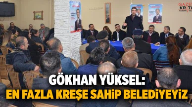 Gökhan Yüksel: Türkiye'de en fazla kreşe sahip belediyeyiz
