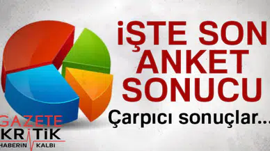 SON SEÇİM ANKETİNE GÖRE TABLO KRİTİK