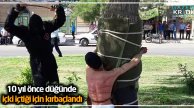 10 yıl önce düğünde içki içtiği için kırbaçlandı