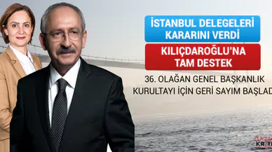 CHP İSTANBUL'DAN KILIÇDAROĞLU'NA TAM DESTEK