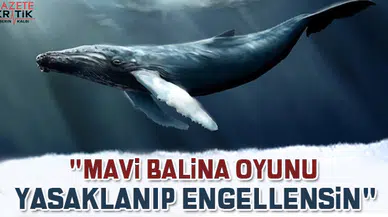 CHP'li Ayhan Barut: 'Mavi Balina oyunu yasaklanıp engellensin'