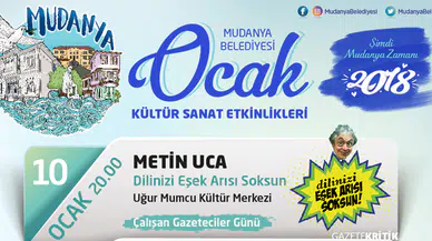 YENİ YIL MUDANYA'DA SANATLA GEÇECEK