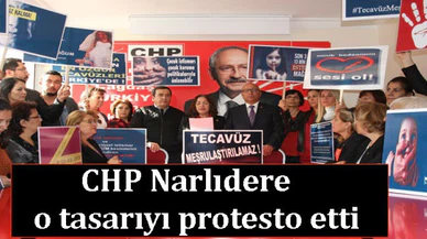 CHP Narlıdere tasarıyı protesto etti