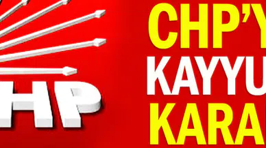 CHP'ye kayyum kararı