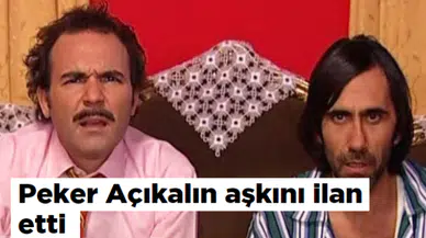 Peker Açıkalın aşkını ilan etti