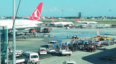 Atatürk Havalimanı apronunda kaza