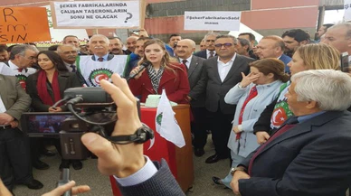CHP Parti Meclisi Üyesi Gamze Pamuk Ateşli: Sözümüz bir, şeker fabrikaları vatandır; vatan satılmaz
