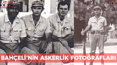 Devlet Bahçeli'nin askerlik fotoğrafı ortaya çıktı