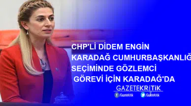 CHP'Lİ DİDEM ENGİN KARADAĞ CUMHURBAŞKANLIĞI SEÇİMİNDE GÖZLEMCİ GÖREVİ İÇİN KARADAĞ'DA