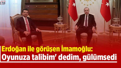 Ekrem İmamoğlu'nun o sözü Cumhurbaşkanı Erdoğan'ı gülümsetti