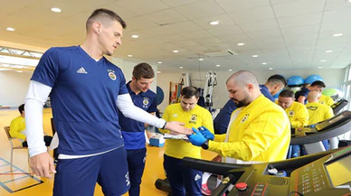 Fenerbahçeli futbolcular laktat testinden geçti