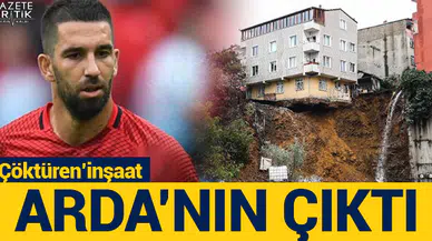 Beyoğlu'ndaki 'çöktüren inşaat' Arda Turan'ın çıktı