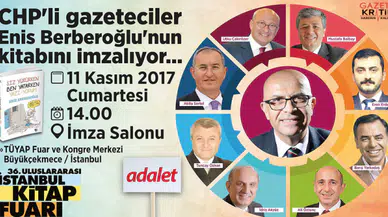 CHP'liler Berberoğlu'nun kitabını imzalayacak
