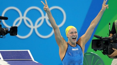 İsveçli Sarah Sjostrom, Kadınlar Yüzme'de Rekor Kırdı