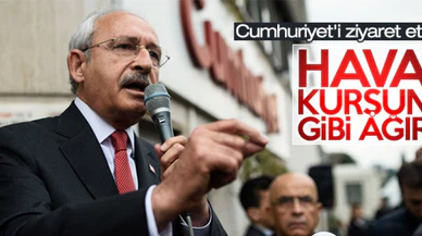 Kılıçdaroğlu'ndan Cumhuriyet'e ziyaret