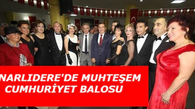 Narlıdere'de muhteşem Cumhuriyet balosu