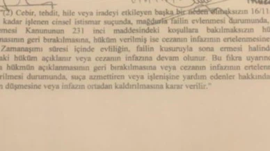 Skandal önerge Meclis'te: Cinsel istismara uğrayan mağdur tecavüzcüsüyle evlendirilsin