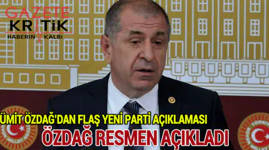 Ümit Özdağ'dan yeni parti açıklaması