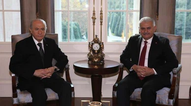 Yıldırım-Bahçeli görüşmesi sona erdi