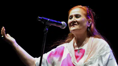 Ankara'da geleneksel "Birlik Aşı: Aşure" etkinliğinde Sabahat Akkiraz sahne aldı