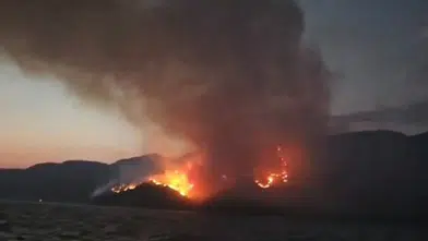 Marmaris’te orman yangınına 16 helikopter, 7 uçak ve çok sayıda ekip müdahale ediyor