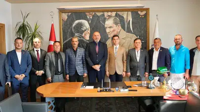 Türkiye Muhtarlar Konfederasyonu Genel Başkanından Bodrum Belediye Başkanı Tamer Mandalinci’ye Ziyaret