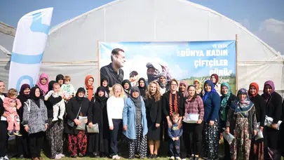 Balıkesir Büyükşehir Belediye Başkanı Ahmet Akın destekliyor, kadın çiftçiler toprağın bereketini artırıyor