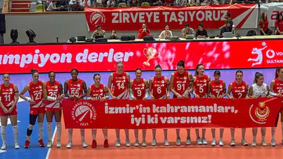 Aras Spor Kadın Voleybol Takımı'ndan İtfaiye Ekiplerine Anlamlı Teşekkür