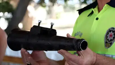 'Vuvuzela egzoz' polise takıldı