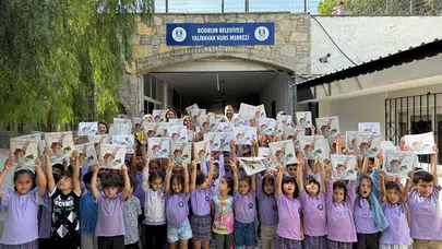 Muğla Bodrum’da Çocuklar Yazarlarla Buluştu