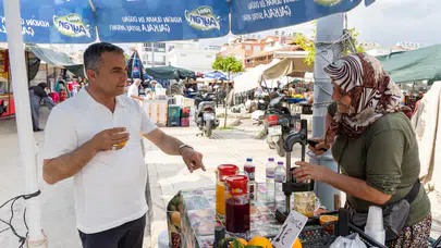ANTALYA MANAVGAT BELEDİYE BAŞKANI KARA, PERŞEMBE PAZARINDA HALKLA BULUŞTU