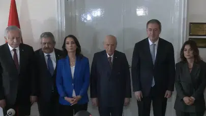 DEM Parti - MHP görüşmesi bitti: Yeni yargı paketi ve anayasa görüşüldü