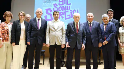 Hüseyin Can Güner ve Mehmet Haberal'dan Yeni Mezunların Sergisi'ne Destek