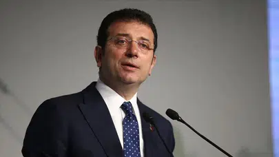 Bayburt mitinginde köprüye 'İmamoğlu'na Özgürlük' pankartı asıldı