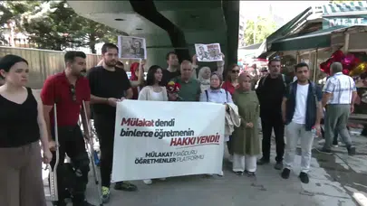 Mülakat mağduru öğretmenlerden Tekin'e istifa çağrısı