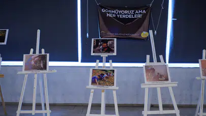 İzmir Bornova’da çocuk işçiliğine karşı resim sergisi