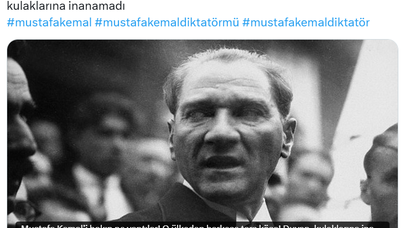 Yeni Akit Atatürk'ün Gözlerini Bakın Ne Yaptı?