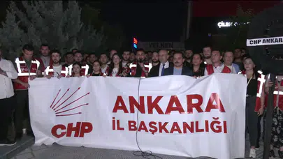 CHP Ankara Gençlik Kolları, Akit TV önünde konuştu: "Zeyrek’in adı, sizin kaleminizden, ekranınızdan ve zihniyetinizden milyon kat daha temizdir"