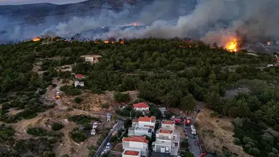 Çeşme'deki dev yangın 3 günde kontrol altına alındı, binlerce hektar orman yanarak kül oldu