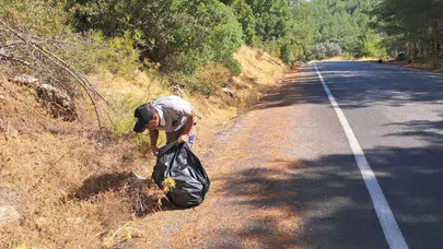 Bodrum’da Ormanlar İçin Alarm: Çam Kozalakları ve Atıklar Temizleniyor