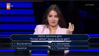 Kim Milyoner Olmak İster'de Gergin Anlar: Format Atmak Sorusu Heyecan Yarattı!