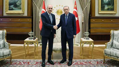 Recep Tayyip Erdoğan, "Terörsüz Türkiye" için Numan Kurtulmuş'u kabul etti