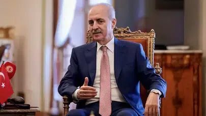 TBMM Başkanı Kurtulmuş, Burhanettin Duran ile Görüştü